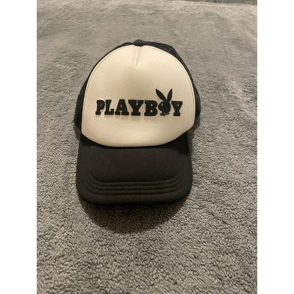 🖤🤍 Playboy Bunny Black & White Trucker Hat